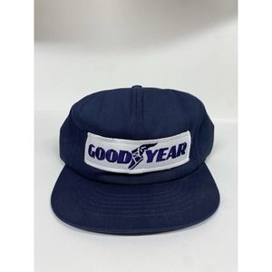 Vintage 80s Swingster USA Made Good Year Goodyear Racing Trucker Hat SnapBack